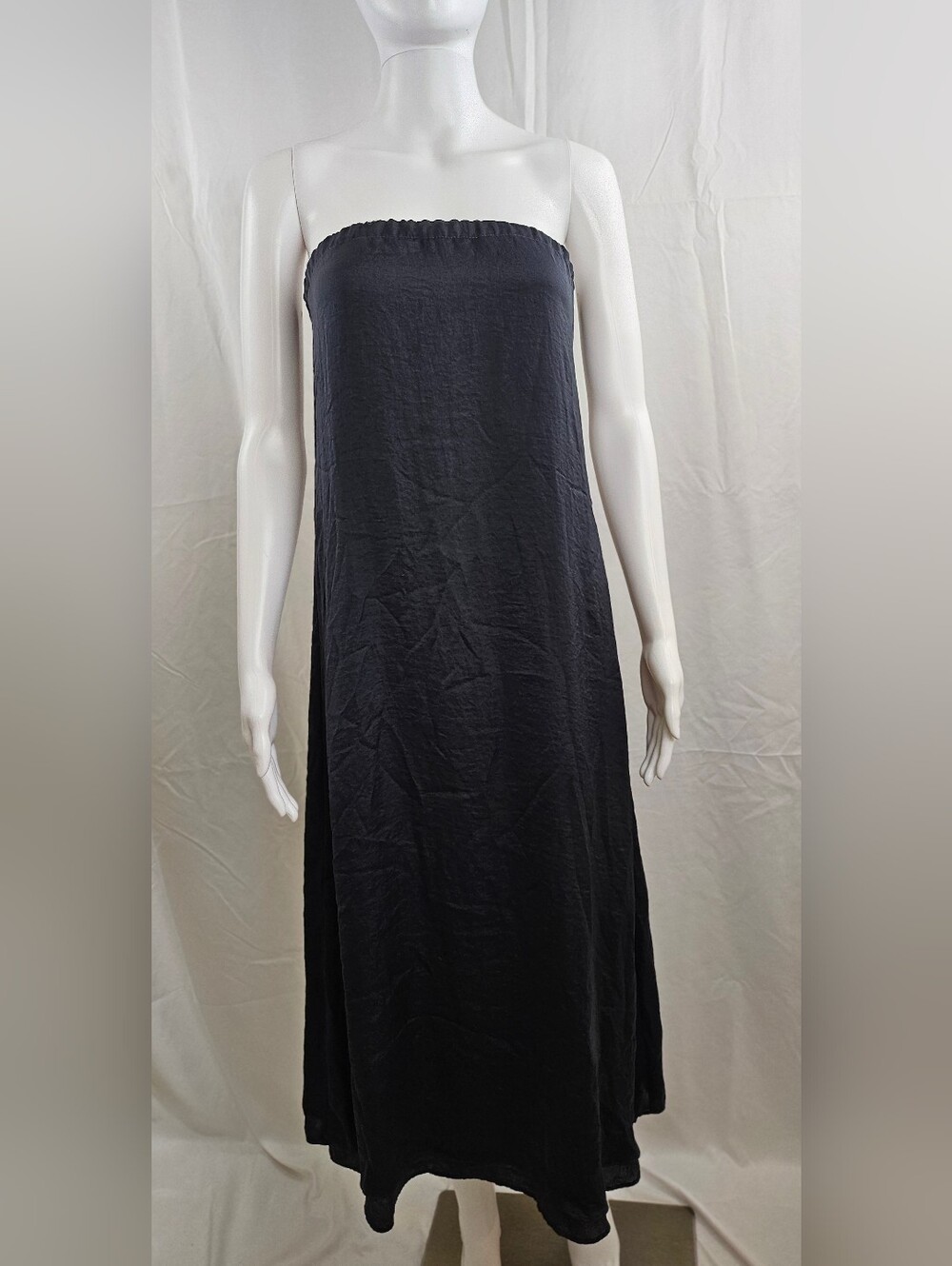 Brochu Walker Black Strapless Midi Dress